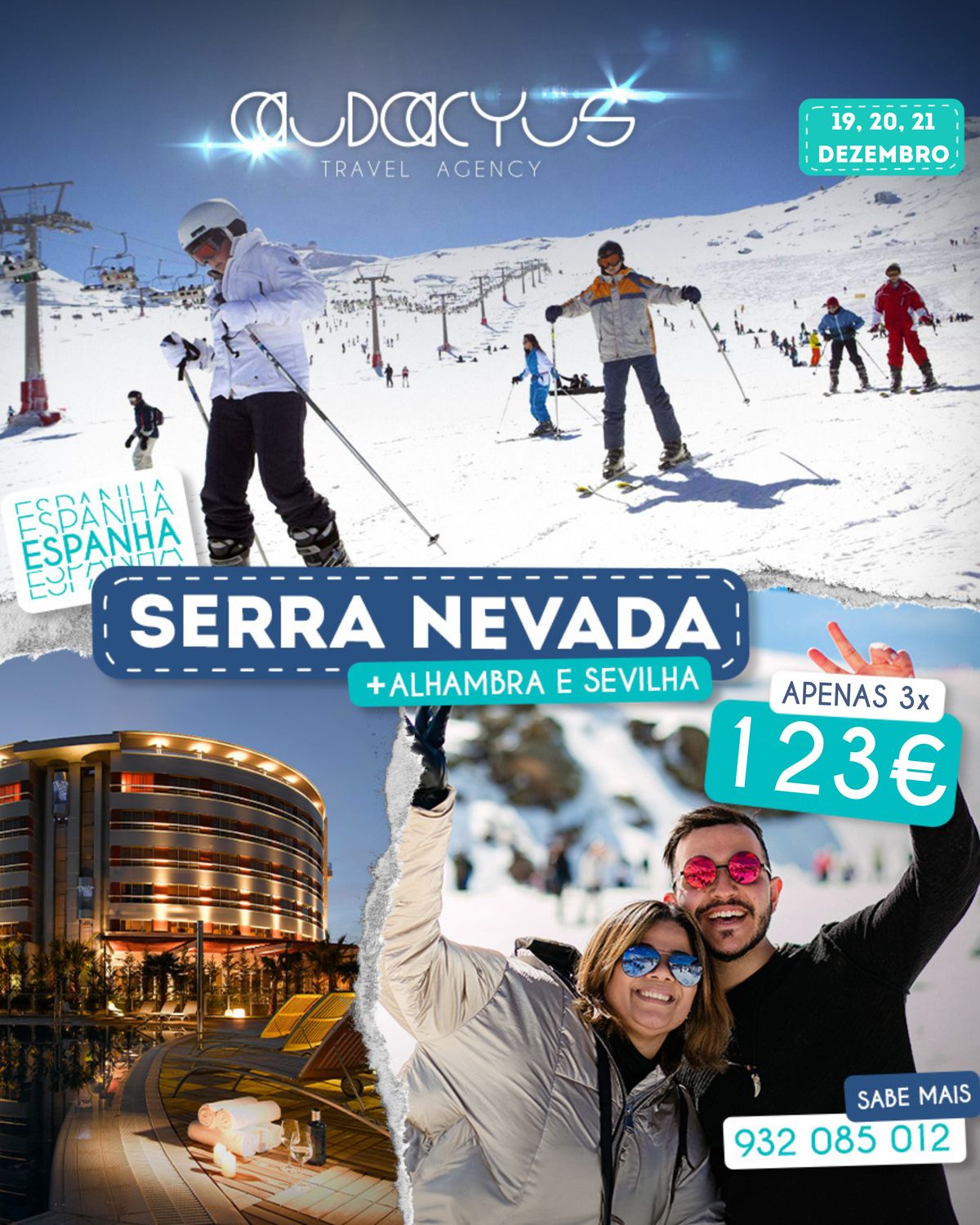 SERRA NEVADA - NATAL 2025 - 3x de 123€