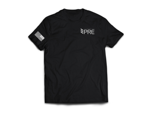 HELIX-PRE T, Size: Large, Color: Black (white logo)