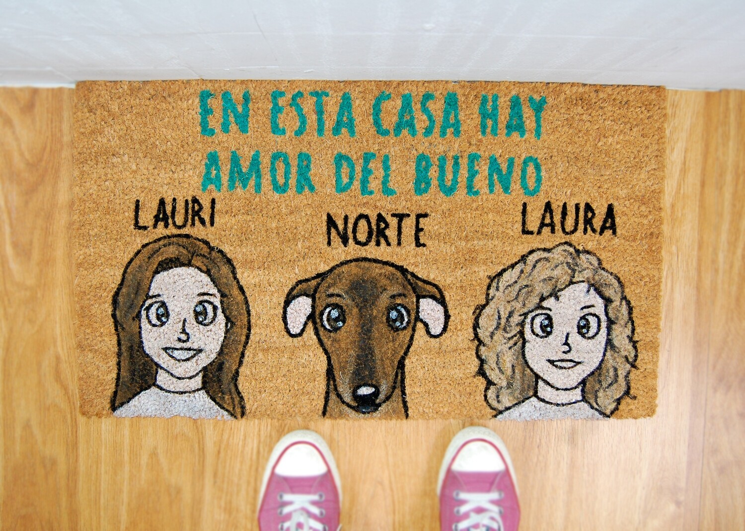 Felpudo Personalizado 3 Dibujos