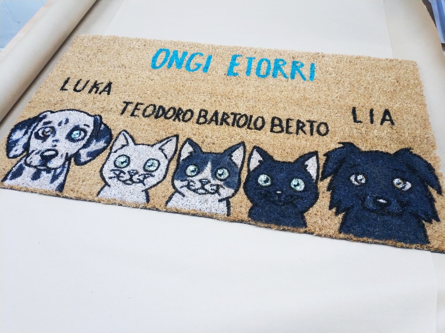 Felpudo Personalizado 5 Dibujos