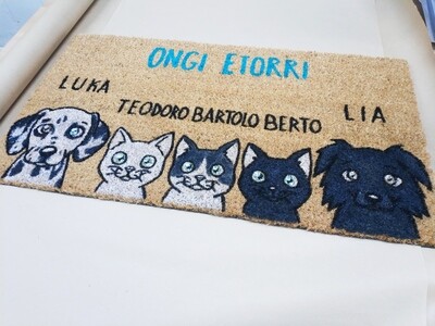 Felpudo Personalizado 5 Dibujos