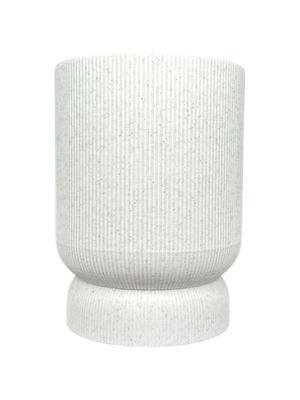 Ribbed Pedestal Pot