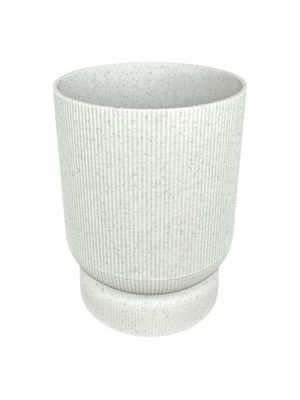 Ribbed Pedestal Pot