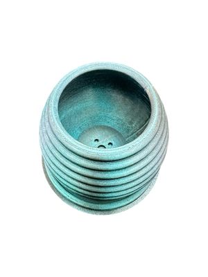 Ribbed Sphere Pot