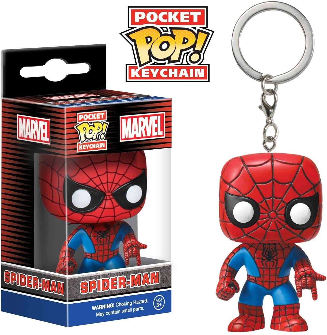 Keychain Spider-Man. Pop!