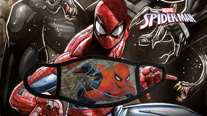 Mascarilla Spider-Man con FIltro PM 2.5