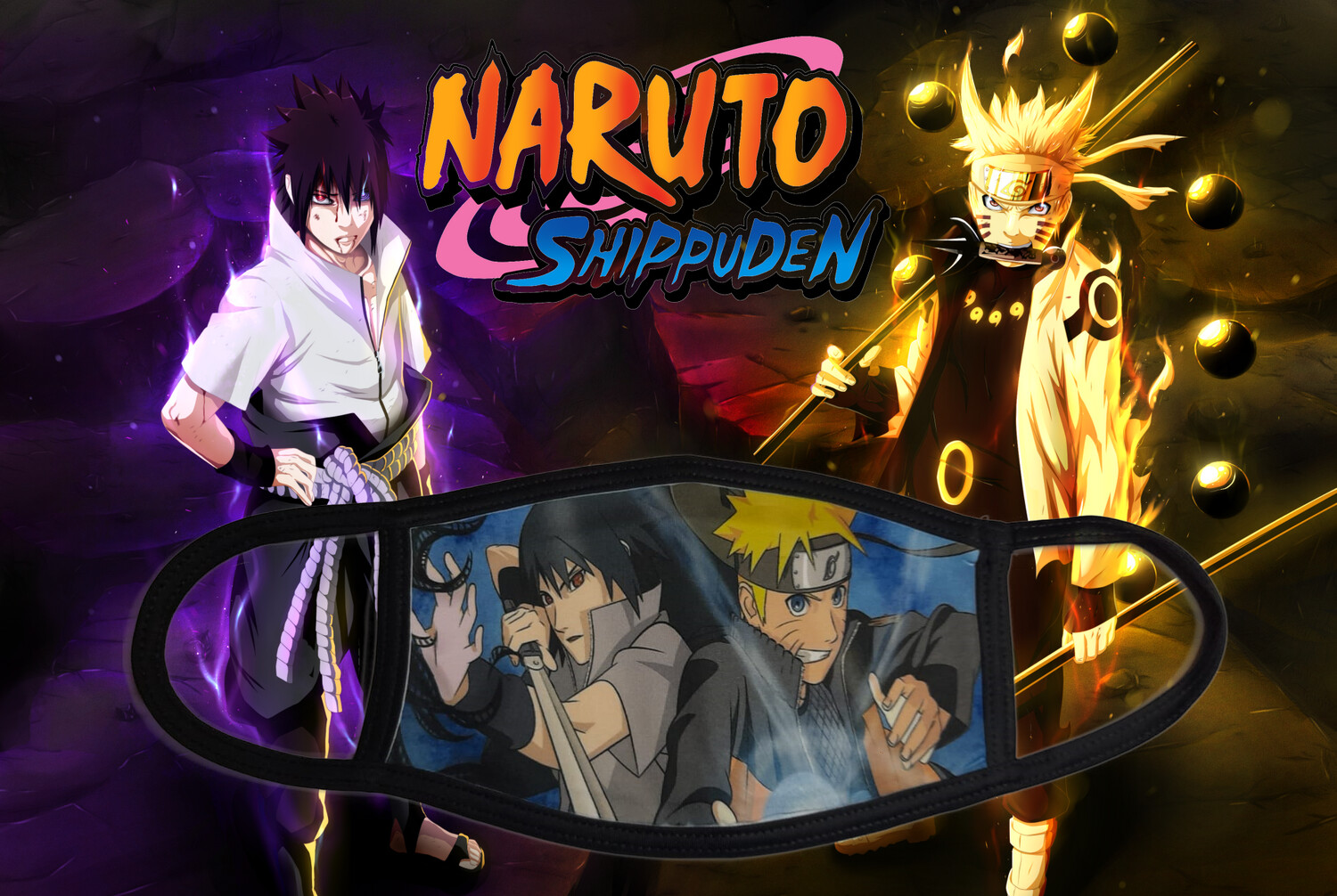 Mascarilla Naruto con FIltro PM 2.5