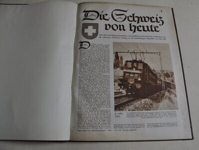 Hess: Die Schweiz von heute - 1937 Schweizer Illustrierte