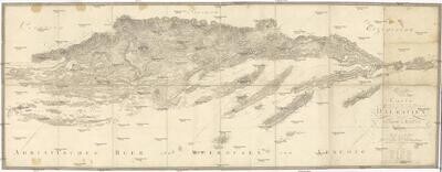 Carte von Dalmatien und dem Gebieth von Ragusa, Schreivogel / Riedl