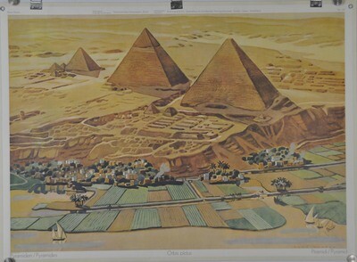 Schulwandbild Nr 64: Orbis Pictus / Pyramiden von René Martin /#marx