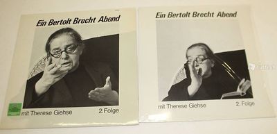 Ein Bertolt Brecht Abend Mit Therese Giehse, 2. Folge, 2 Vinyl Lps