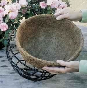 Coco Liners for Wrought Iron Hanging Baskets