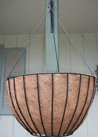 Coco Liners for Flat-bottom Wire Hanging Baskets