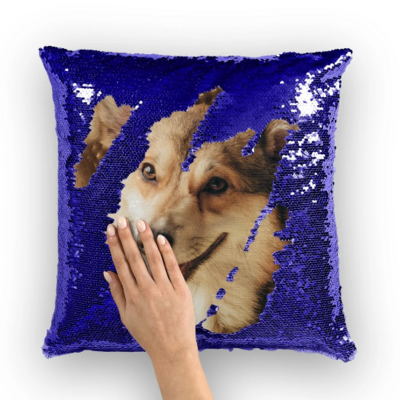 Custom Photo Sequin Pillow Cases Mermaid Pillow Case