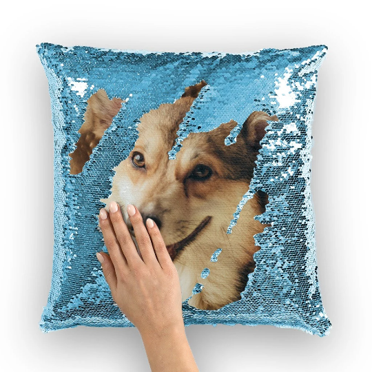 Custom Photo Sequin Pillow Cases Mermaid Pillow Case