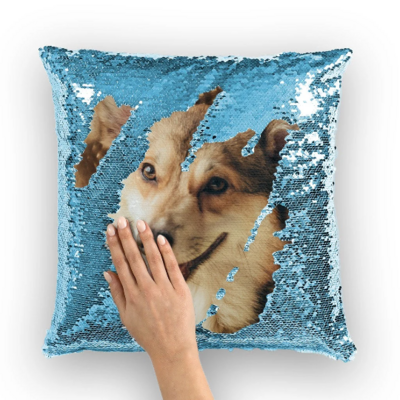 Custom Photo Sequin Pillow Cases Mermaid Pillow Case