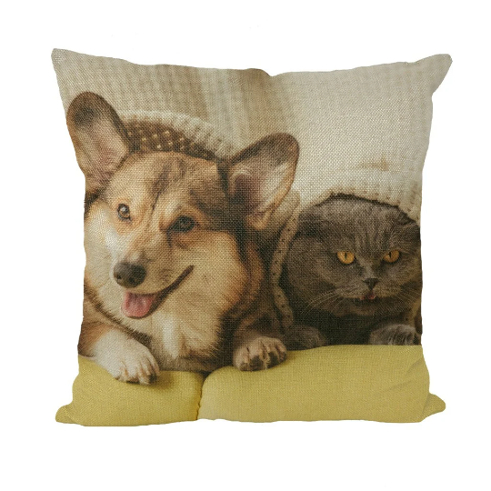 Pet Pillow Cover | Dog Cat Pillow Cover
