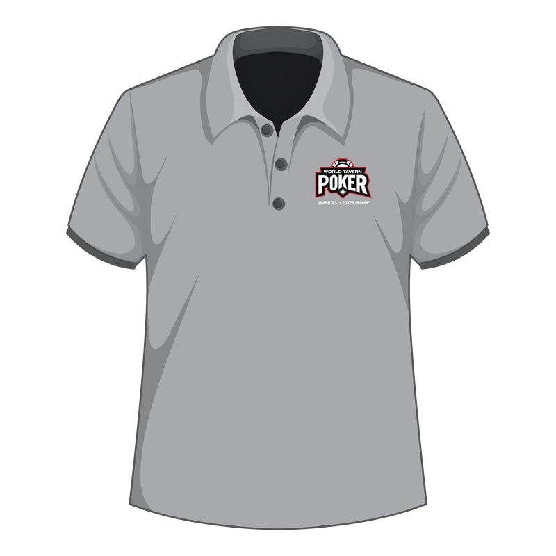 WTP Gray Polo T-Shirt