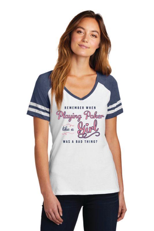 Ladies WTP 'Remember When' V-Neck Tee