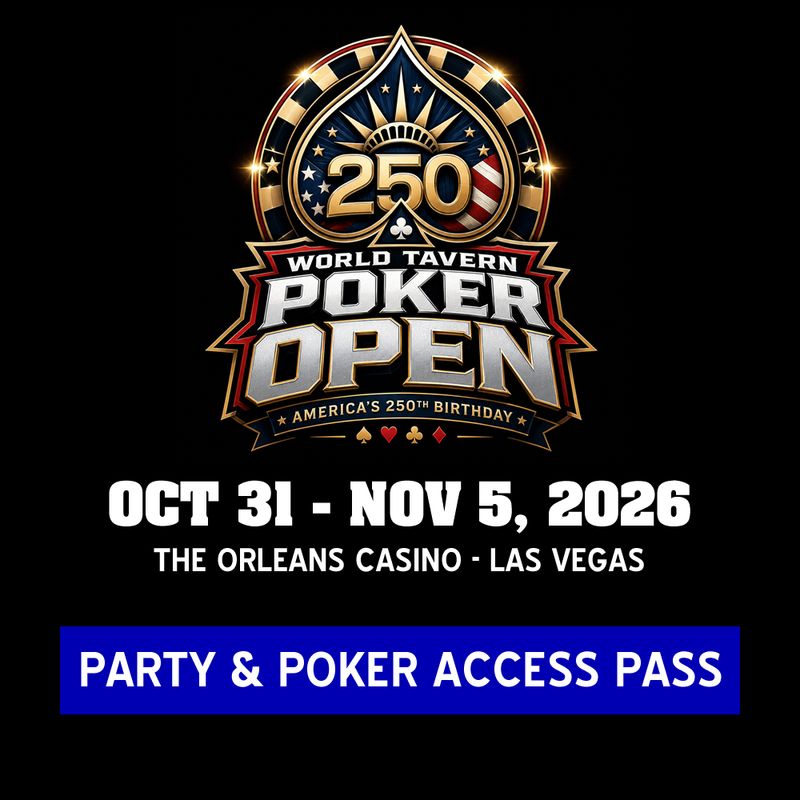 WTP OPEN 2026 Party &amp; Poker Access Pass (Las Vegas)
