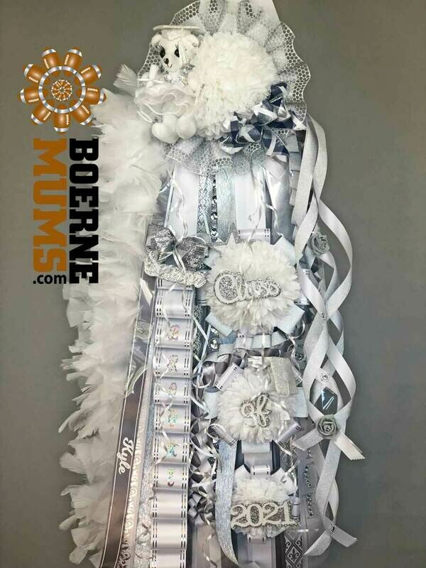 CASCADING SENIOR Deluxe Homecoming Mum - Custom CASCADING SENIOR Deluxe Homecoming Mum - Custom
