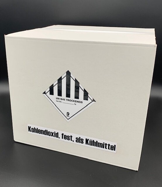 10 kg Trockeneisbox mit 2 kg Trockeneisblöcke