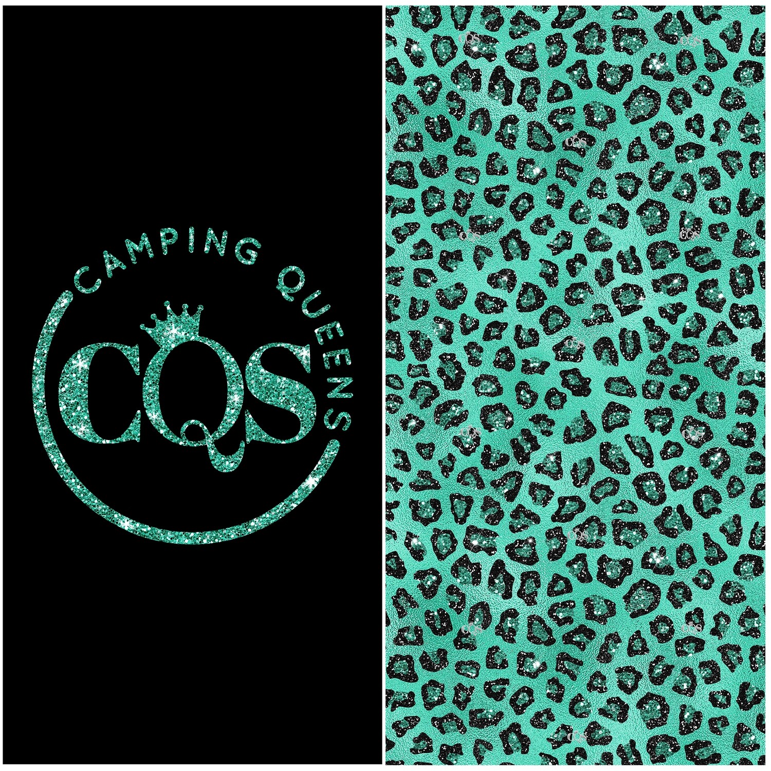 Camping Queens Sand Free Towel “Emerald Empress”
