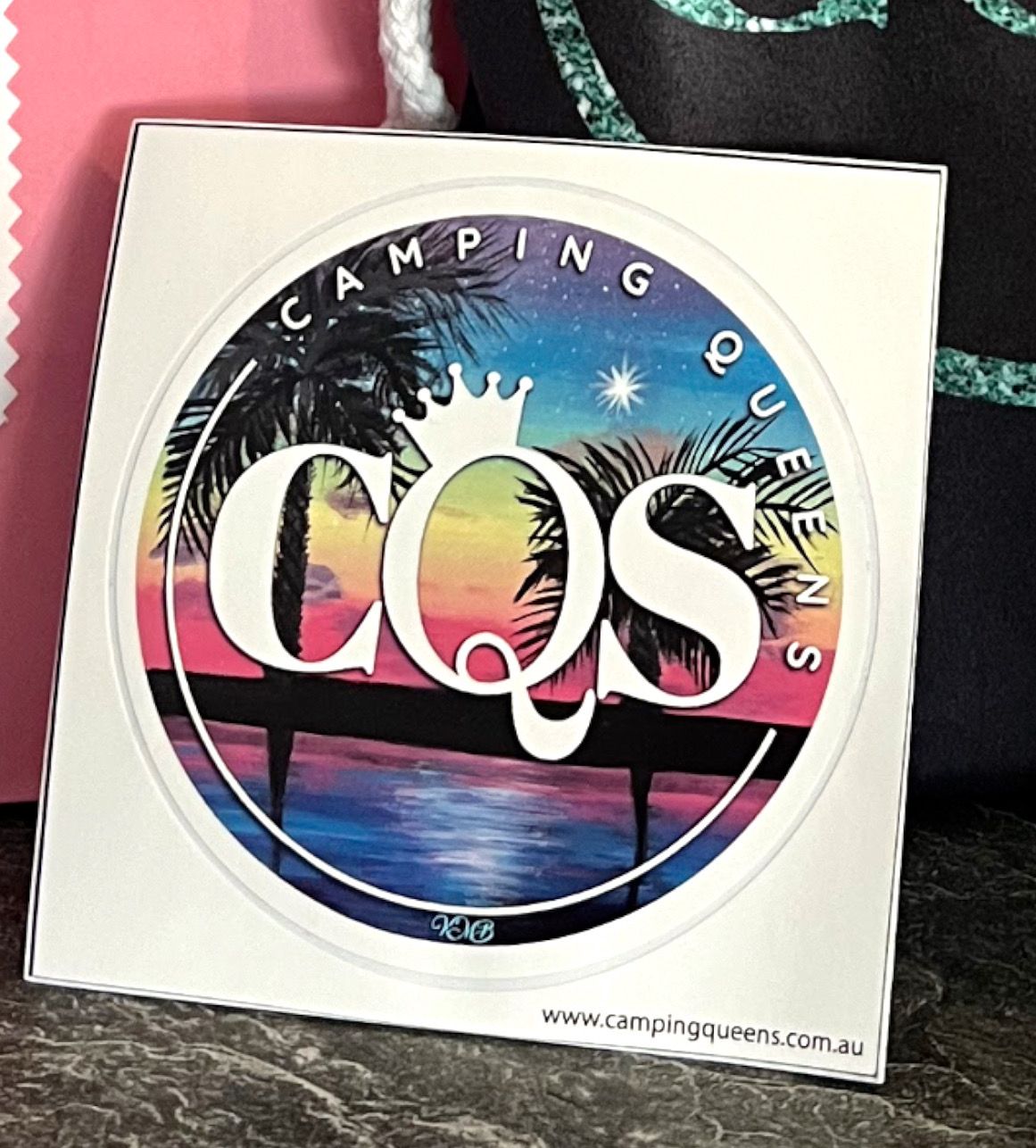 Camping Queens Vinyl Sticker