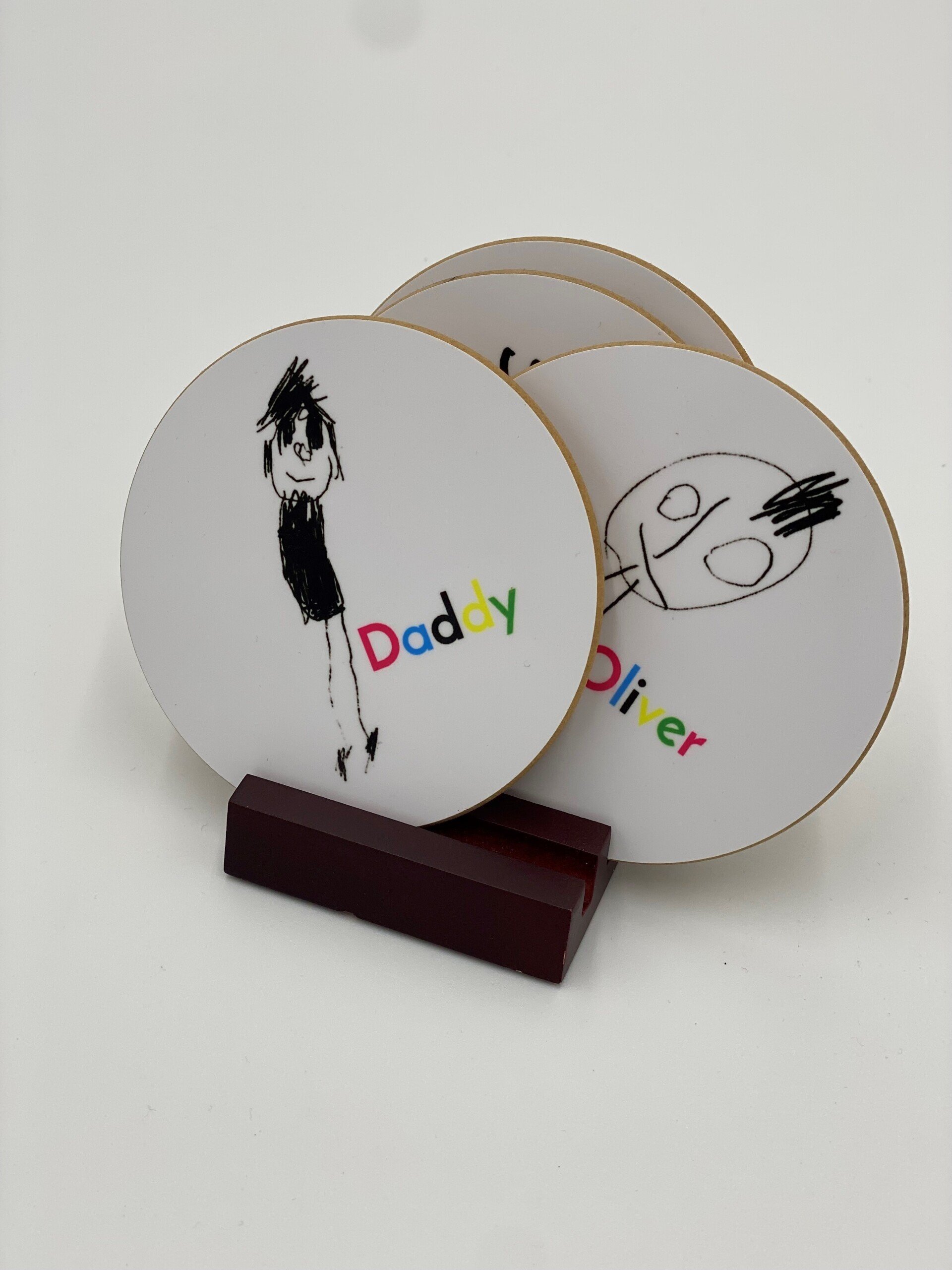 Round Hardboard Coaster