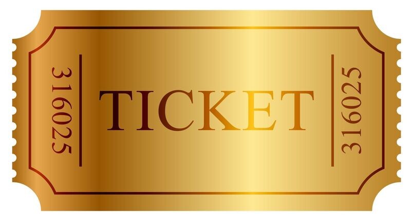 Golden Raffle Ticket
