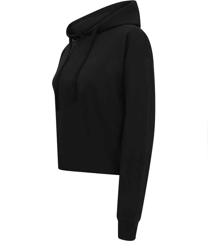 The Charm - Ladies Cropped Slounge Hoodie