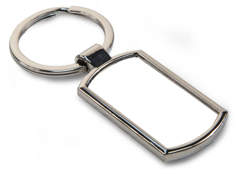 Tag Shaped Key Ring
