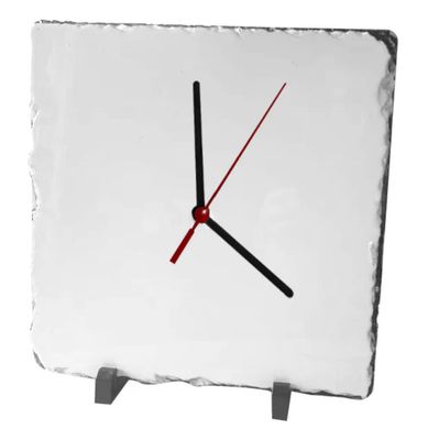Square Photo Slate Clock