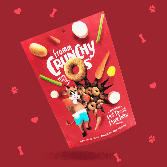 Fromm Treats : Crunchy O&#39;s Pot Roast Punchers