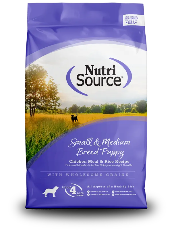 Nutrisource Small/Medium Breed Puppy Chicken &amp; Rice