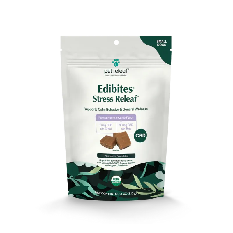 Pet Releaf Edibites Stress Releaf Small Dog 7.5oz