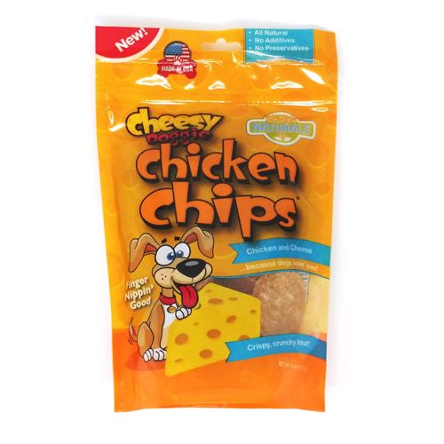 Kennelmaster Chip&#39;s Naturals Cheesy Chicken Chips 4oz