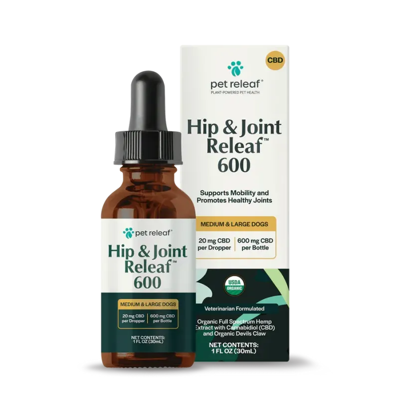 Pet Releaf Hip &amp; Joint  Releaf 600 1oz