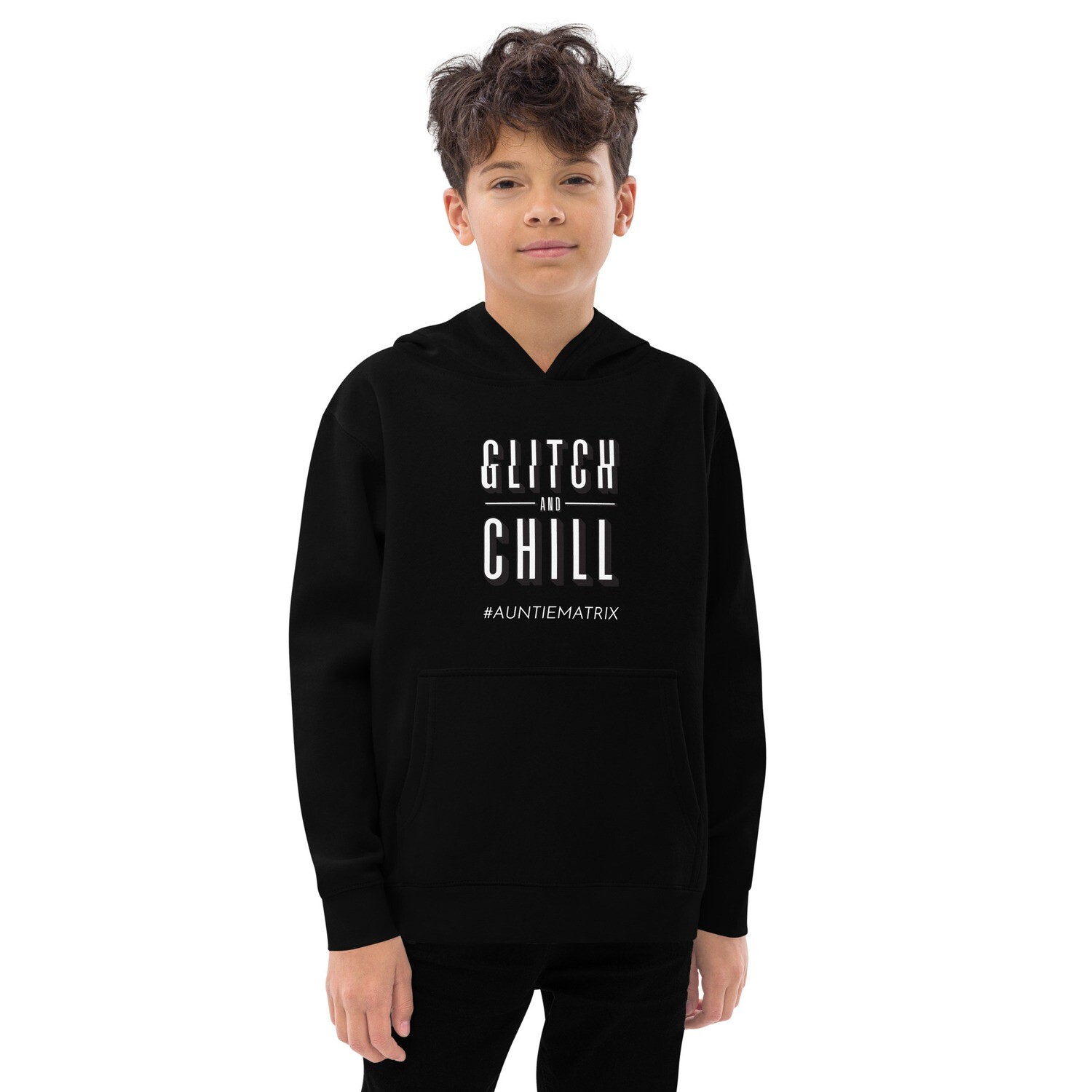 Glitch &amp; Chill - Kids fleece hoodie copy copy copy
