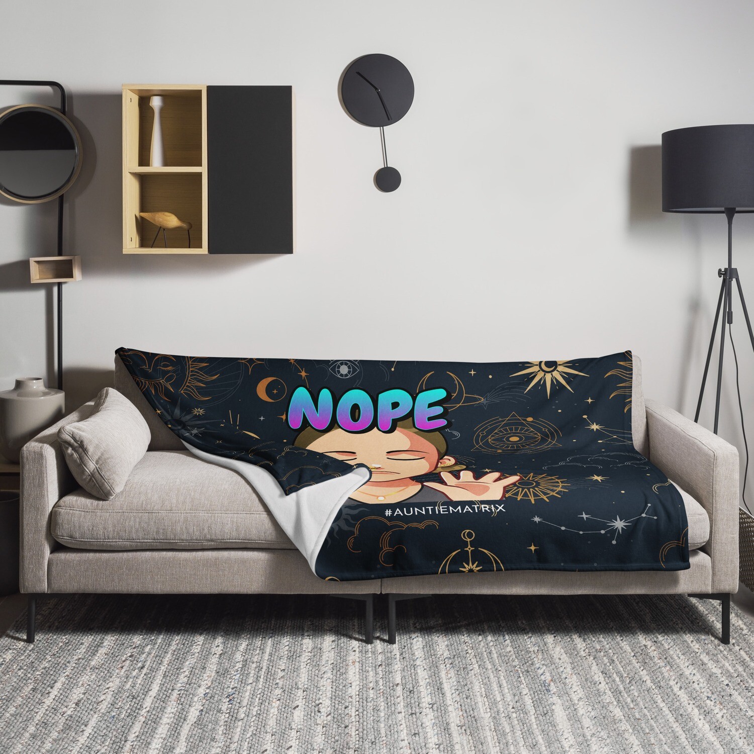 Nope - Throw Blanket