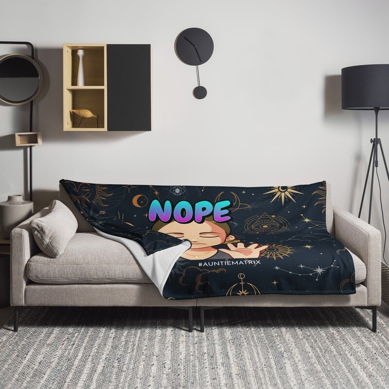 Nope - Throw Blanket