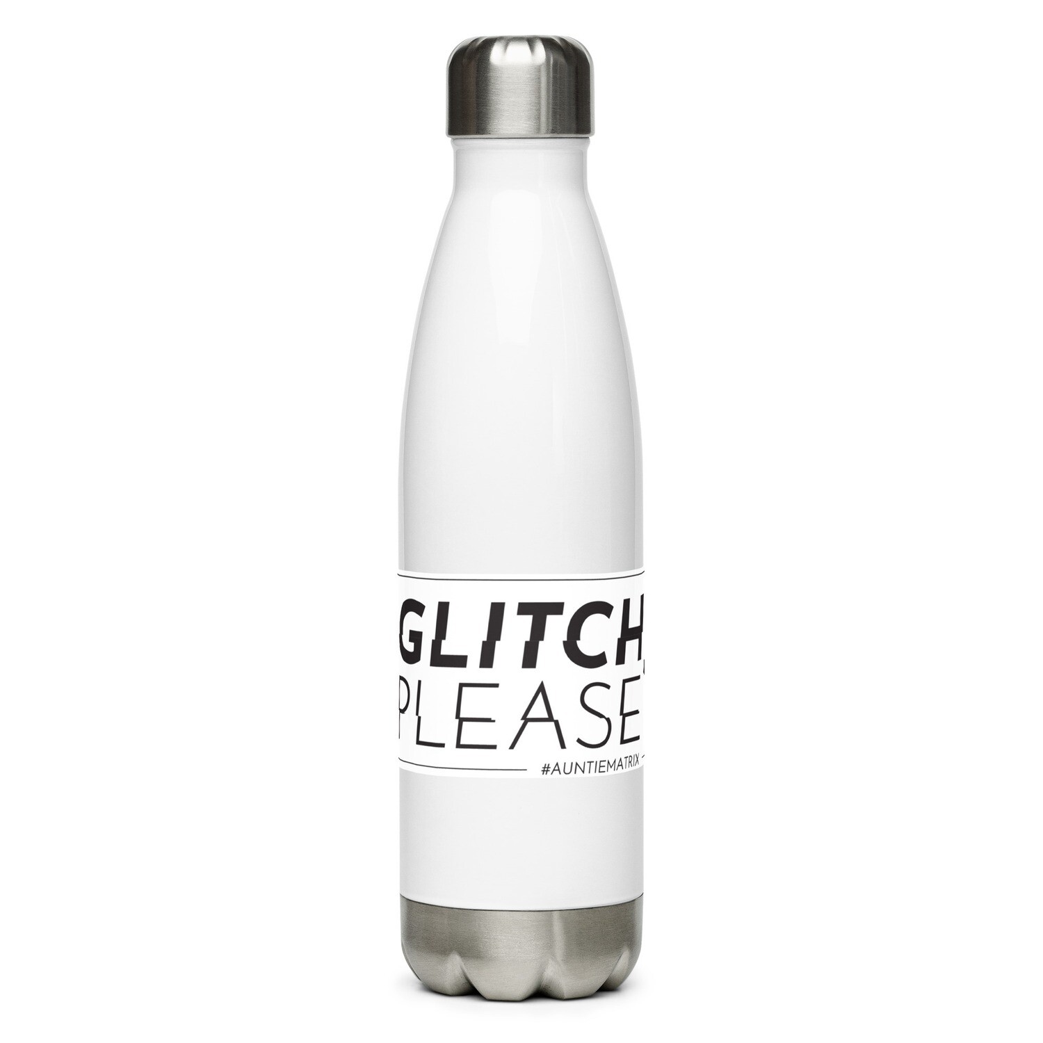 Glitch, Please - Stainless steel water bottle copy copy copy