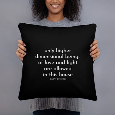 Protection Pillow with Symbol (back) and Saying (front)