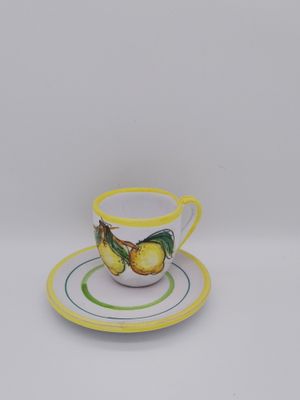 Kaffeetasse mit Teller Nr. 7