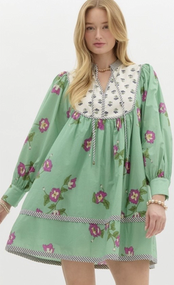 Green Gardens Dress