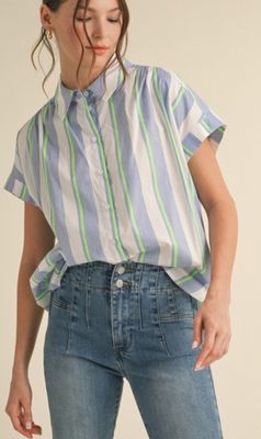 Electric Stripe Top