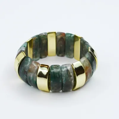 Chunky Resin & Marble Bracelet