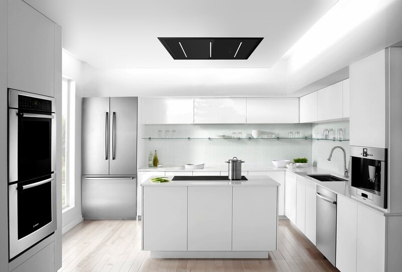 Opus Flush Fit Ceiling Hood 90×50 Black – Recirculated – VP-CH95BLK