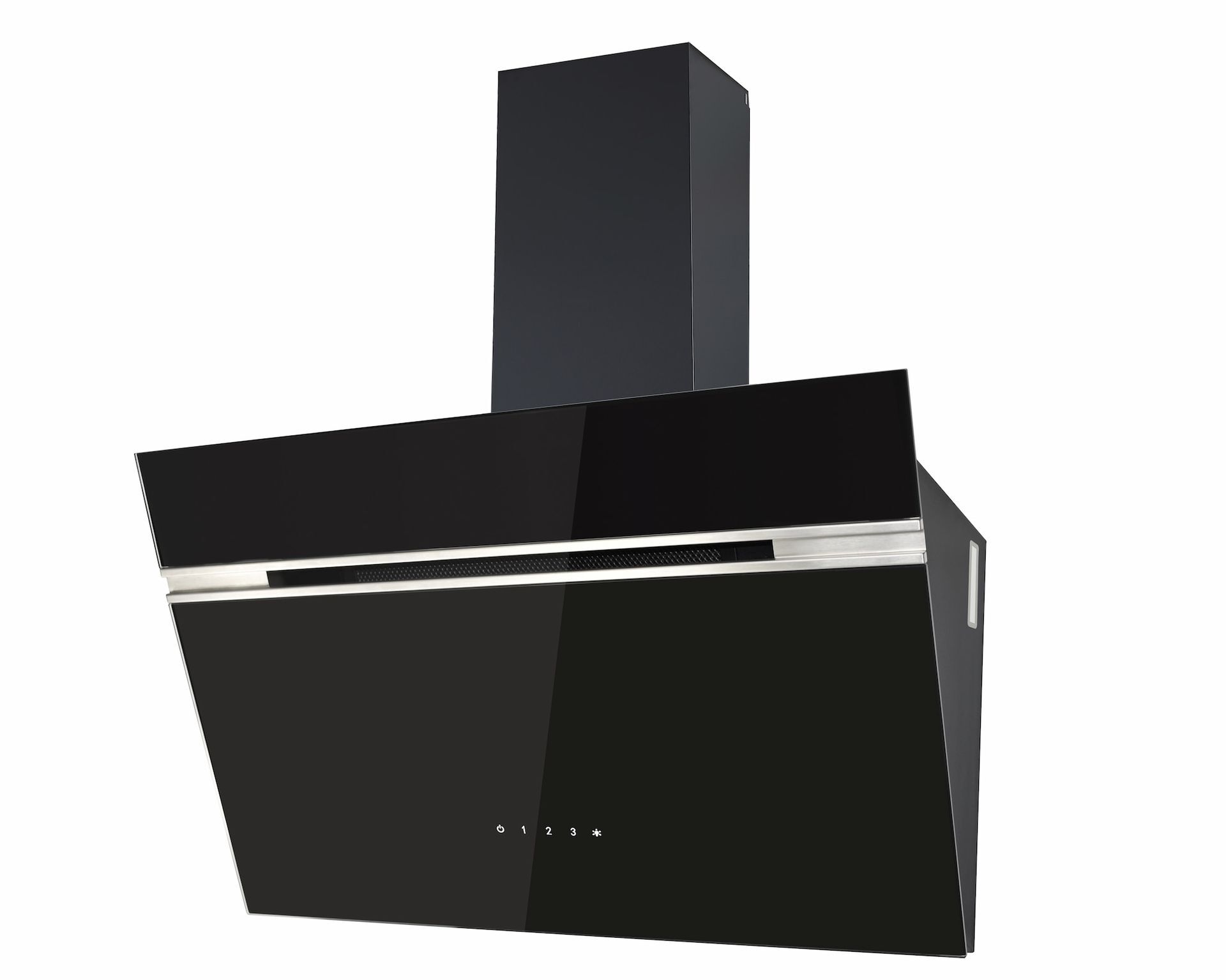 Forte Angled Glass Cooker Hood 90cm