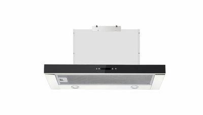 ViandPro 60cm Telescopic Cooker Hood – Black Glass & Stainless Steel with High Extraction Power ViandPro 60cm Telescopic Cooker Hood – Black Glass & Stainless Steel with High Extraction Power